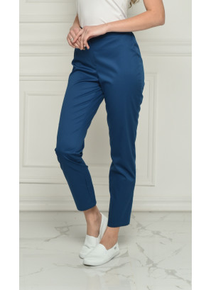 Брюки медицинские женские 526 Slim 7/8 стрейч BLUE OPAL